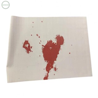 GORGEOUS~Halloween Blood Bath Mat Color Changing Bloody Footprint Scary Bathroom Pads