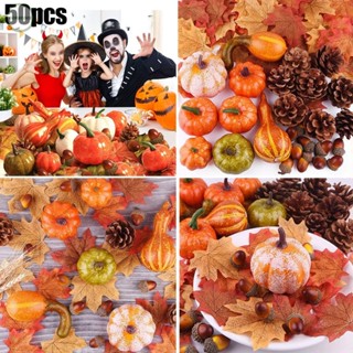 GORGEOUS~Artificial Pumpkin Harvest Autumn Fall Door Wreath Banquet Halloween Decoration