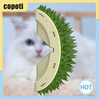 Copoti ของเล่นแปรงใบหน้า รูปทุเรียน แรงเสียดทาน สําหรับสัตว์เลี้ยง แมว