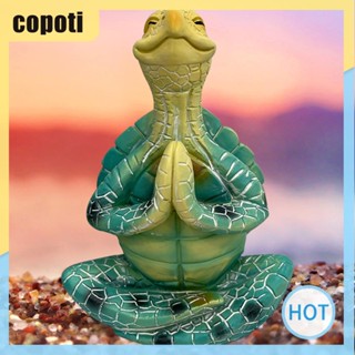 Copoti รูปปั้นเต่าเรซิ่น สําหรับตกแต่งบ้าน กลางแจ้ง และในร่ม