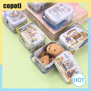 Copoti กล่องของขวัญ กล่องบิสกิต พิมพ์ลายกระต่ายอีสเตอร์ สร้างสรรค์ สําหรับบ้าน