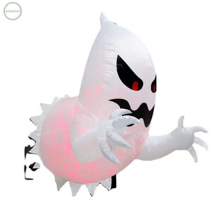 GORGEOUS~Hauntingly Fun Halloween Inflatable Ghosts Popping Out of Window with LED Lights