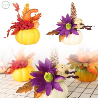 GORGEOUS~Pumpkin Ornament Halloween Pumpkin Ornament Parties Decor 15x17cm 1Pcs