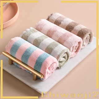 [Chiwanji2] ผ้าขนหนูเช็ดจาน แบบหนา ขนาด 30x30 ซม. สําหรับบ้าน โต๊ะอาหาร แว่นตา