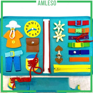 [Amleso] ของเล่นบอร์ดเกมปริศนา เสริมการเรียนรู้เด็กก่อนวัยเรียน 1 2 3 ปี