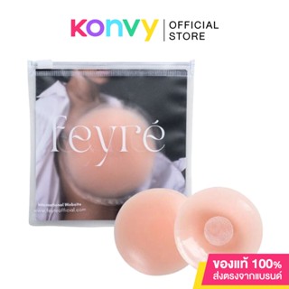 Feyré Mini Adhesive Nipple Covers [6cm x 1pair] #Peach เฟียเร่ ปิดจุกมีกาว ไซส์มินิ ขนาด 6 ซม. กาวติดแน่นตลอดวัน.