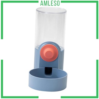 [Amleso] เครื่องจ่ายน้ําอัตโนมัติ แบบแขวน ความจุขนาดใหญ่ 1000 มล. แบบพกพา ทนทาน สําหรับสัตว์เลี้ยง สุนัข แมว