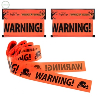 GORGEOUS~Halloween Caution Caution Tapes Creates A Scary For Indoor Or Perfect Prop For