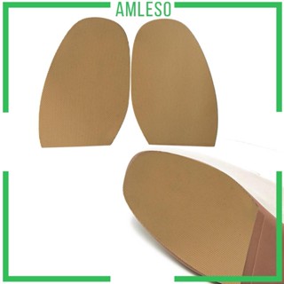 [Amleso] รองเท้ากีฬา รองเท้าหนัง พื้นยาง แบบนิ่ม ทนทาน สําหรับผู้หญิง และผู้ชาย