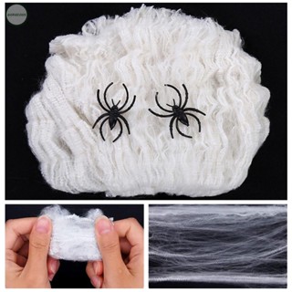 GORGEOUS~Halloween Spider Cotton Spider Web Plastic Spider Decoration Props Spider Web