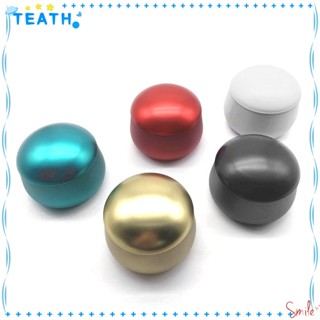 Teath เชิงเทียนโลหะ ทรงกลม สีพื้น สําหรับเดินทาง