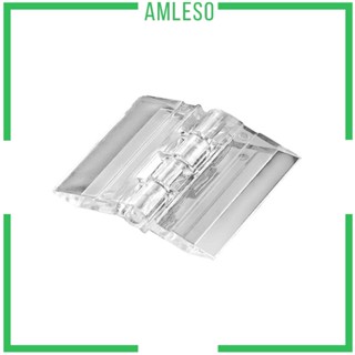 [Amleso] กล่องบานพับอะคริลิคใส สําหรับเก็บเครื่องประดับ