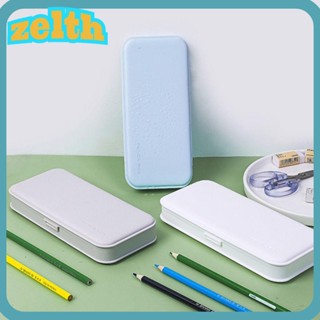 Zelth กระเป๋าดินสอ PP แบบพกพา อุปกรณ์การเรียน