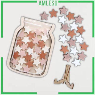 [Amleso] ขวดโหลใส่เครื่องดื่ม รูปดาว เสริมแรงบันดาลใจ สําหรับเด็กผู้ชาย และผู้หญิง