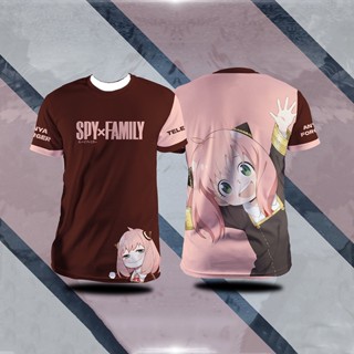 ขายดี เสื้อยืดลําลอง แขนสั้น คอกลม พิมพ์ลายอนิเมะ Spy x Family 3D แฟชั่นสําหรับเด็กผู้ชาย ผู้หญิง