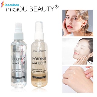 Misiou Beauty Makeup Fixing Spray Hydrating Oil Control กันน้ำ Not Take Off แต่งหน้า Fixing Water Moisturizing ICECUBES