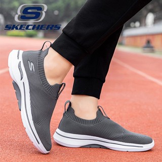 พร้อมส่ง Skechers_ Go Run Archfit รองเท้าลําลอง ผ้าตาข่าย ระบายอากาศ น้ําหนักเบา สําหรับผู้ชาย ไซซ์ 40-48