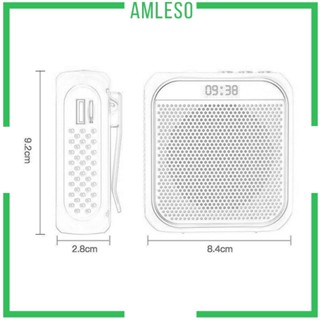 [Amleso] เครื่องขยายเสียงลําโพง ขนาดเล็ก ชาร์จได้ สําหรับห้องเรียน