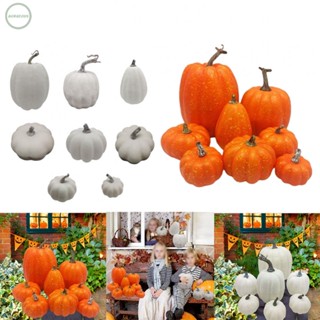 GORGEOUS~Faux Pumpkins DIY Decoration Model Props Halloween Harvest Festival Props