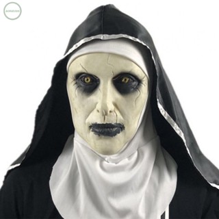 GORGEOUS~Halloween Horror Scary Latex Cover Headscarf Cosplay for Halloween Costume