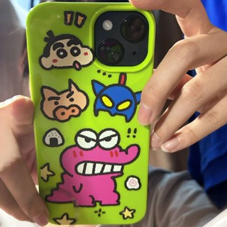 Cute Crayon Dinosaur Phone Case for Iphone 13promax 14 Cartoon 8P 12 11 XR CCCN