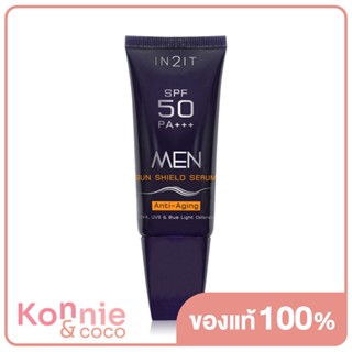 In2it Men Friendly Sea Kare Sun Shield SPF50 PA+++ 20g #MSKM เซรั่มกันแดดพร้อมปรับโทนสีผิวสูตรพิเศษสำหรับผู้ชาย.