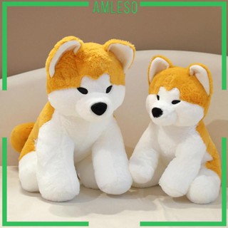 [Amleso] Akita Dog หมอนตุ๊กตานุ่ม ของเล่นสําหรับสัตว์เลี้ยง สุนัข ลูกสุนัข