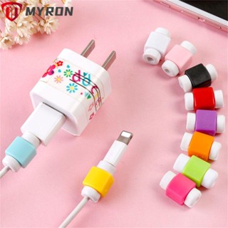 Myron 10 / 20 ชิ้น ที่เก็บสายชาร์จ USB ที่เก็บสายหูฟังมือถือ