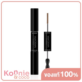 In2it Double Up Mascara Volume &amp; Curl 6g มาสคาร่าสำหรับปัดขนตาและขนคิ้ว.