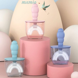 Mxmio แปรงสีฟัน พร้อมฝาปิด เกรดอาหาร สําหรับเด็ก