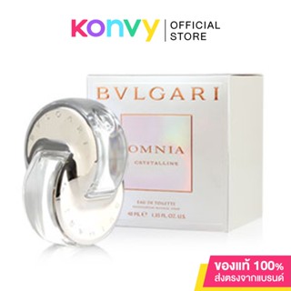 Bvlgari Omnia Crystalline EDT 40ml น้ำหอมบุลการีสำหรับผู้หญิง แนวกลิ่น White Floral Woody.
