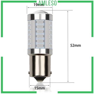 [Amleso] หลอดไฟเลี้ยว Led 33SMD T20 6000K แบบเปลี่ยน สําหรับรถจักรยานยนต์