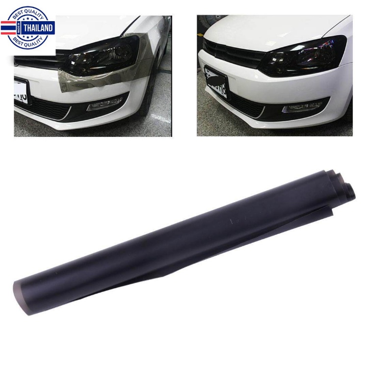 CAR LIGHT FILM 40X100CM ฟิล์มติดไฟหน้า ฟิล์มติดไฟหน้ารถยนต์ ฟิล์มดำติกรถ ฟิล์มดำติดกระจก ฟิล์มติดโคมไฟหน้ารถยนต์ ฟิล์มติ