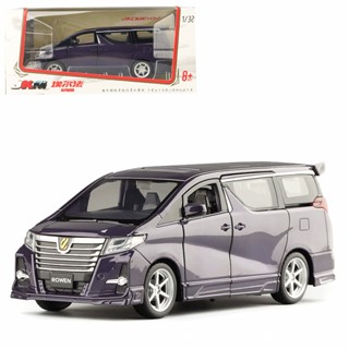 โมเดลรถยนต์จําลอง Toyota Alphard Vellfire MPV Miniatur Diecast Mobil ขนาด 1:32 ของเล่นสําหรับเด็ก