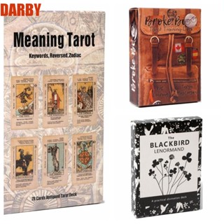 Darby การ์ดกระดาษ ทองแดง รูปดาดฟ้าผจญภัย Rider Waite Deck Katherine Hillier Divination Deck สําหรับงานปาร์ตี้