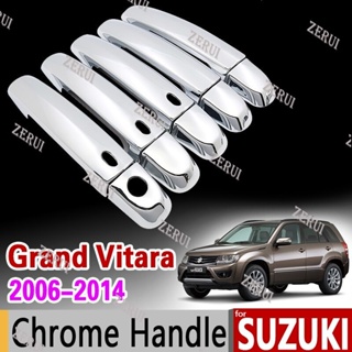 Zr ฝาครอบมือจับโครเมี่ยม สําหรับ Suzuki Grand Vitara 2006-2014 Grand Nomade Escudo 2007 2009 2010 2012