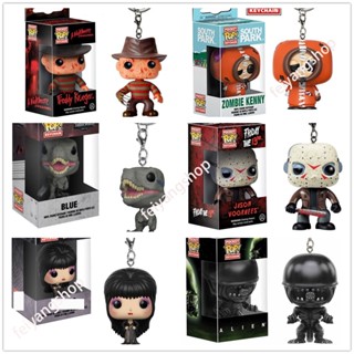 ใหม่ พวงกุญแจ ฟิกเกอร์ ตุ๊กตา Funko POP A Nightmare on Elm Street Mistress of The Dark Elvira Jason Xenomorph Alien ของขวัญ