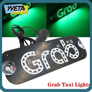 Yveta Grab ไฟสัญญาณ LED 39SMD 2835 สีเขียว ทนทาน อุปกรณ์เสริม สําหรับติดกระจกรถยนต์