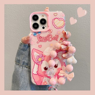 เคสไอโฟน เคสโทรศัพท์มือถือ ลายการ์ตูน Lingna Belle พร้อมสายคล้อง สองด้าน สําหรับ iPhone 14 13 12 11 pro max