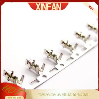 Xinfan ขั้วต่อย้ําสายไฟ JST ตัวเมีย สีบรอนซ์ สําหรับ XH 2.54 มม. 0.1 นิ้ว เป็นบอร์ด 30 ถึง 22 AWG 100 ชิ้น