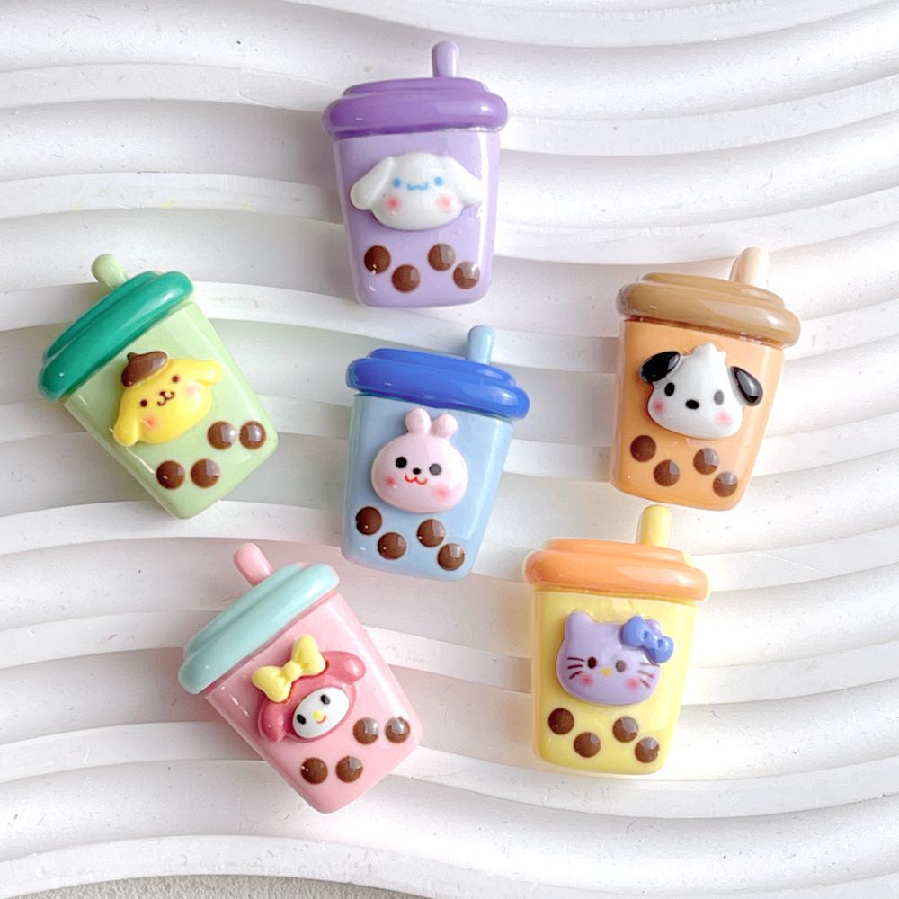[4 #] Jibbitz Crocs สติกเกอร์เรซิ่น รูปสัตว์ ขนาดเล็ก 2 * 3.5 ซม. อุปกรณ์เสริม สําหรับตู้เย็น diy SC