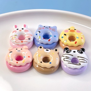 [3 #] Jibbitz Crocs ที่คาดผมเรซิ่น ลายการ์ตูนโดนัท ขนาด 2.3 …