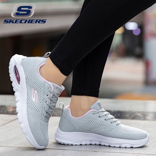 Skechers_ รองเท้าผ้าใบลําลอง ข้อสั้น ผูกเชือก แฟชั่นสําหรับสตรี ไซซ์ 36-40