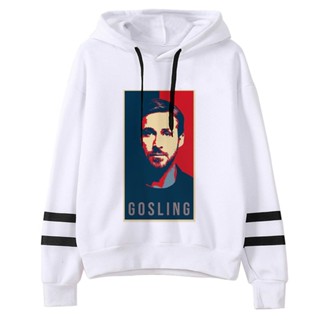 เสื้อวอร์ม มีฮู้ด ลายการ์ตูนอนิเมะ Ryan Gosling สไตล์ฮาราจูกุ แฟชั่นฤดูหนาว สําหรับผู้หญิง