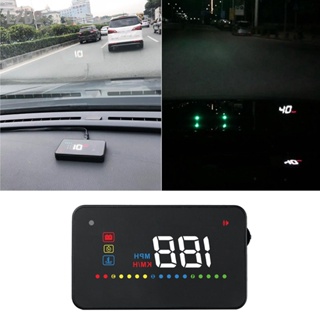 LZB2 Digital Speedometer จอแสดงผล HUD Overspeed ALARM เหนื่อยขับรถคำเตือนแบบพกพา Universal สำหรับรถยนต์