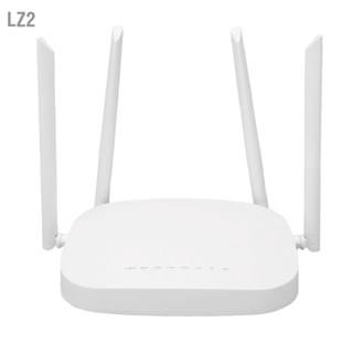 LZ2 4G WiFi Router 300Mbps ช่องใส่ซิมการ์ด 4 เสาอากาศรองรับ 32 อุปกรณ์ Mobile Hotspot สำหรับเอเชียแอฟริกา 100-240V