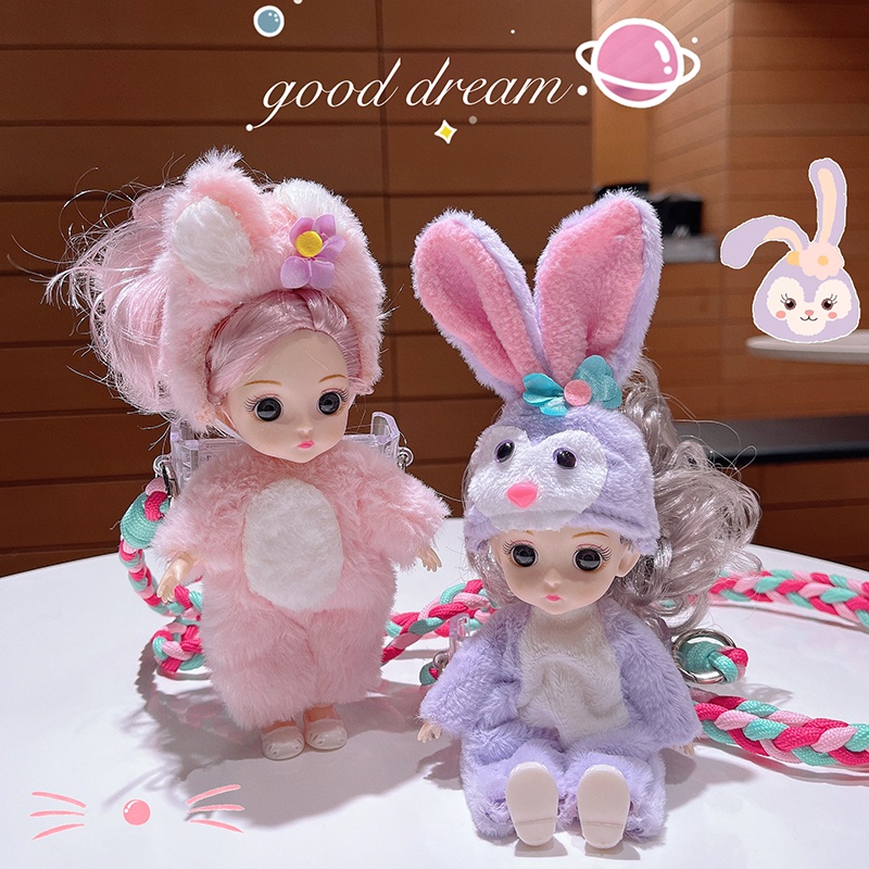 จี้ตุ๊กตาการ์ตูนกระต่าย Star Dew ยอดนิยม สําหรับโทรศัพท์มือถือทุกยี่ห้อ