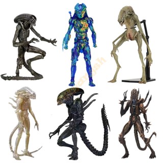 ฟิกเกอร์ NECA Alien Vs Predator Aliens Dog Facehugger Xenomorph ของเล่นสําหรับเด็ก