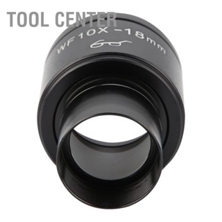 Tool Center WF10X/18 มม.กล้องจุลทรรศน์ชีวภาพมุมกว้างสูง Eyepiont เลนส์ช่องมองภาพ