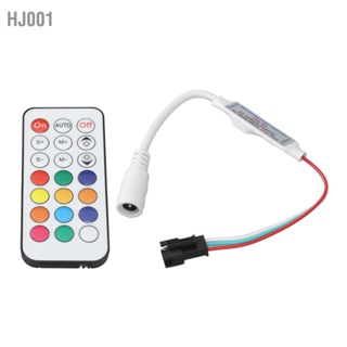 HJ001 21 คีย์ RF Mini Wireless Remote Dimmer Controller WC2811 2812B สีปรับความสว่าง LED